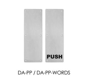 DHW Stainless Steel Door Sign Plate